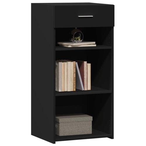 Skab 45x42,5x93 cm konstrueret træ sort