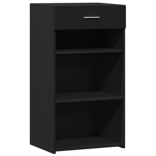 Skab 50x42,5x93 cm konstrueret træ sort