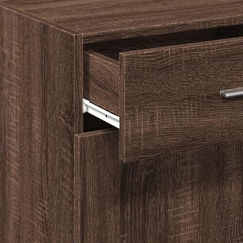 Skab 50x42,5x93 cm konstrueret træ brun sonoma-eg