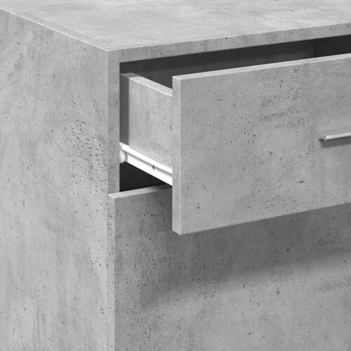Skab 45x34x93 cm konstrueret træ betongrå