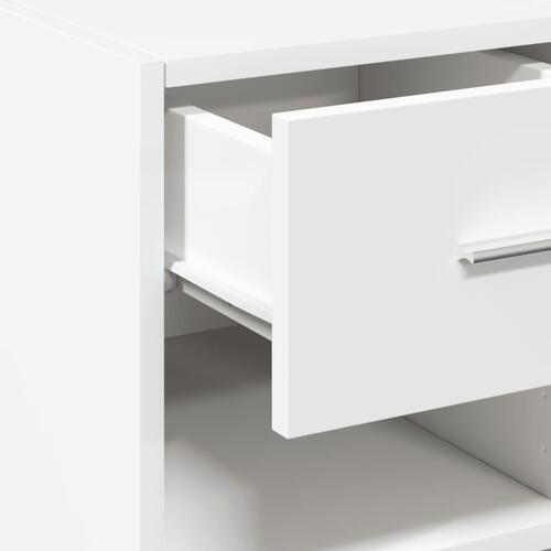 Skab 50x42,5x93 cm konstrueret træ hvid