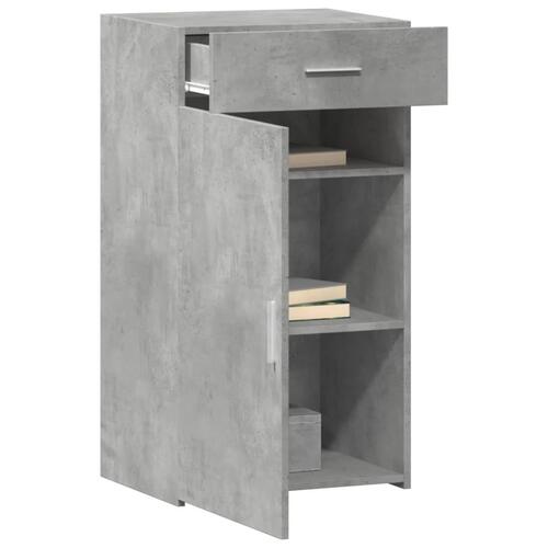 Skab 50x42,5x93 cm konstrueret træ betongrå