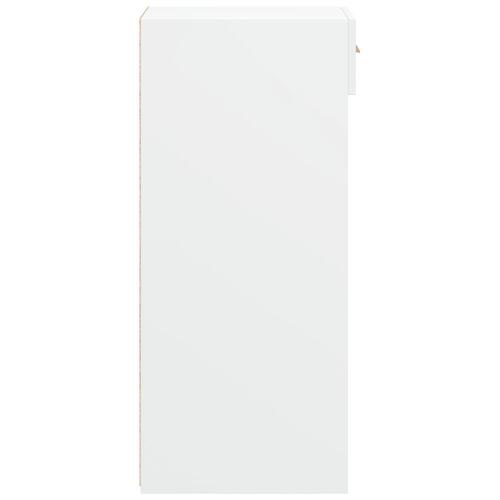 Reol 30x42,5x93 cm konstrueret træ hvid
