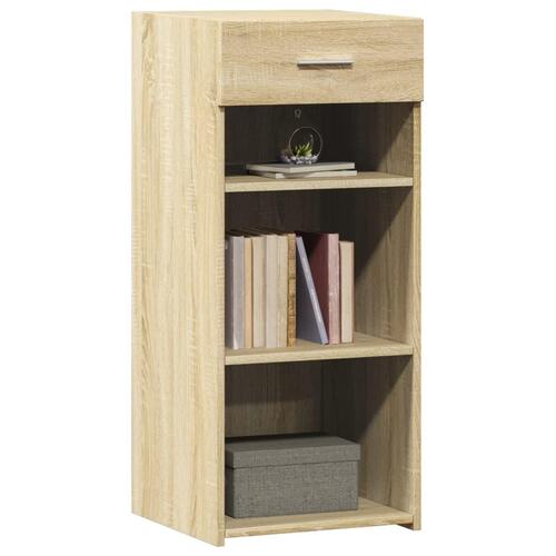 Skab 40x42,5x93 cm konstrueret træ sonoma-eg