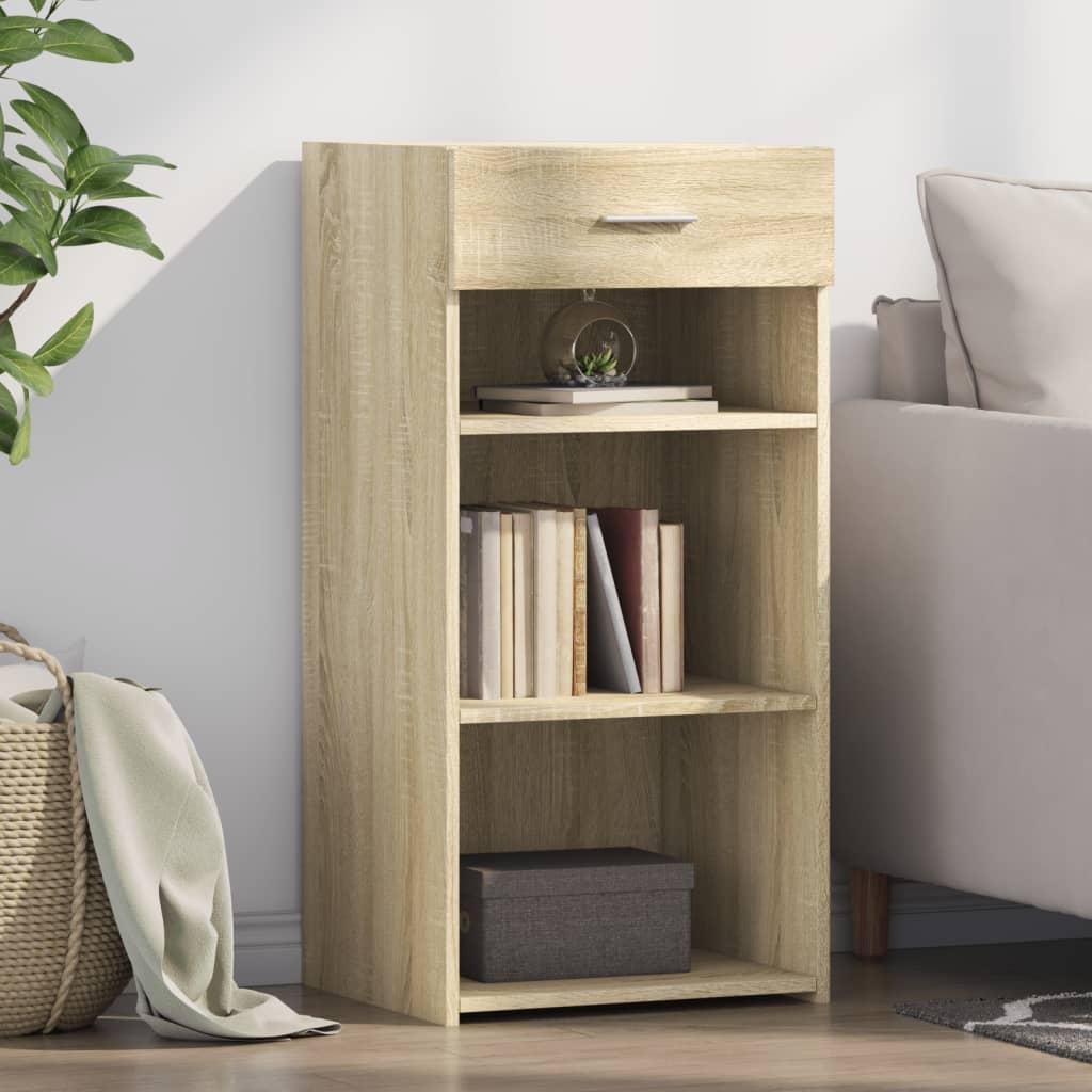 Skab 45x42,5x93 cm konstrueret træ sonoma-eg