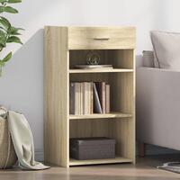 Skab 50x42,5x93 cm konstrueret træ sonoma-eg