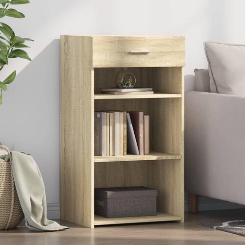 Skab 50x42,5x93 cm konstrueret træ sonoma-eg