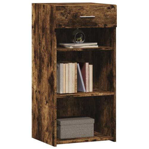 Skab 45x42,5x93 cm konstrueret træ røget egetræsfarve