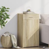 Skab 50x42,5x93 cm konstrueret træ sonoma-eg