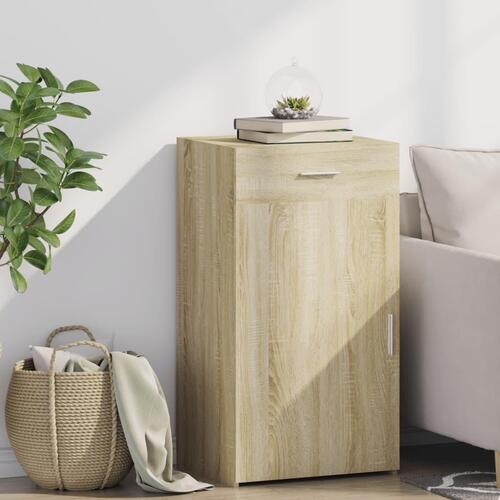 Skab 50x42,5x93 cm konstrueret træ sonoma-eg