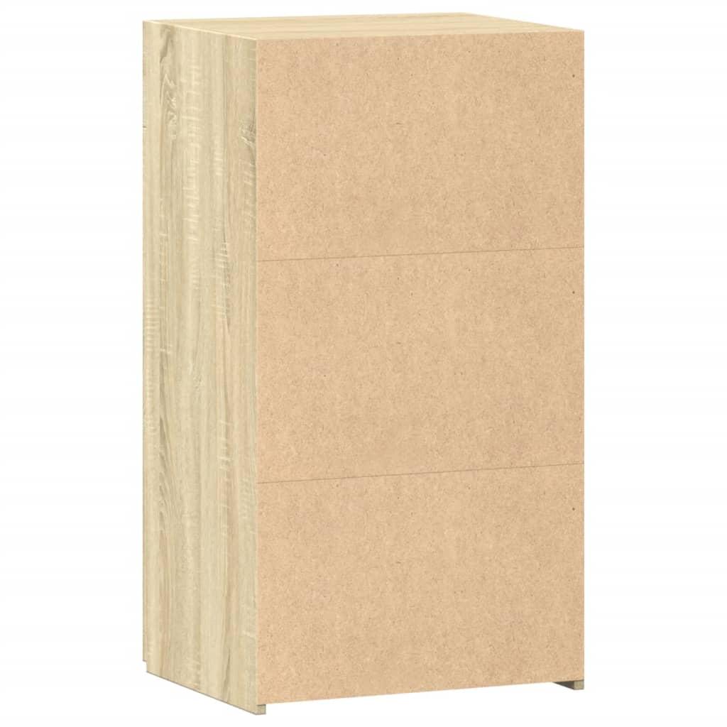 Skab 50x42,5x93 cm konstrueret træ sonoma-eg
