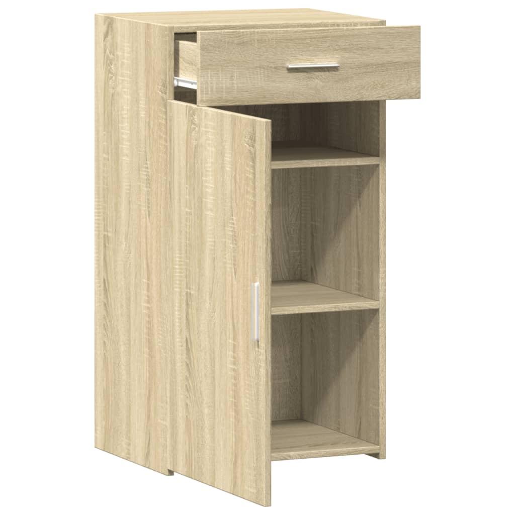 Skab 50x42,5x93 cm konstrueret træ sonoma-eg