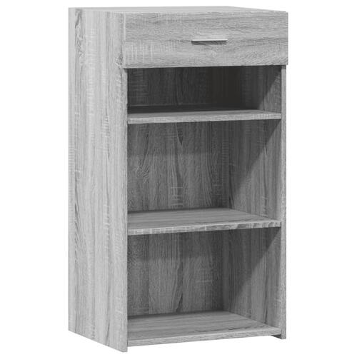 Skab 50x42,5x93 cm konstrueret træ grå sonoma-eg