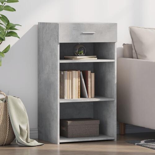 Skab 50x42,5x93 cm konstrueret træ betongrå