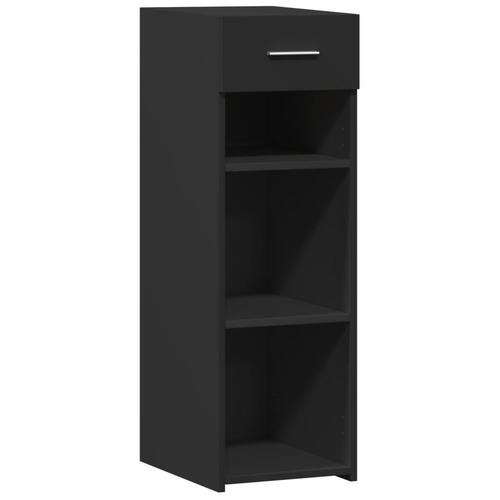 Skab 30x42,5x93 cm konstrueret træ sort