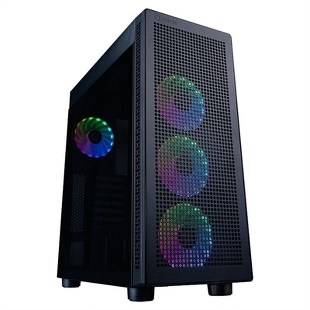 Hiditec H1 AIR ATX semi-tårn, sort - Midi-Tower kabinet til gaming