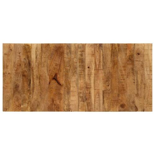 Barbord 55x120x107 cm traktordesign massivt mangotræ rød + brun