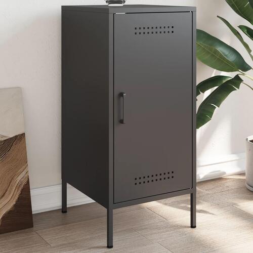 Skab 36x39x79 cm stål sort