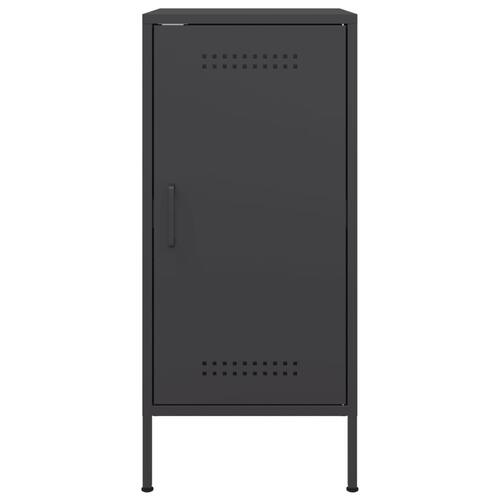 Skab 36x39x79 cm stål sort