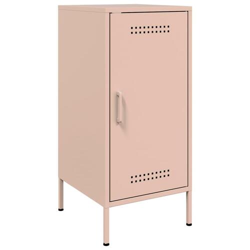 Skab 36x39x79 cm koldvalset stål lyserød