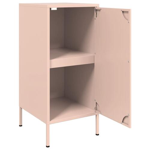 Skab 36x39x79 cm koldvalset stål lyserød