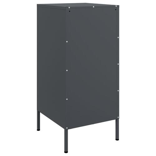 Skab 36x39x79 cm stål antracitgrå