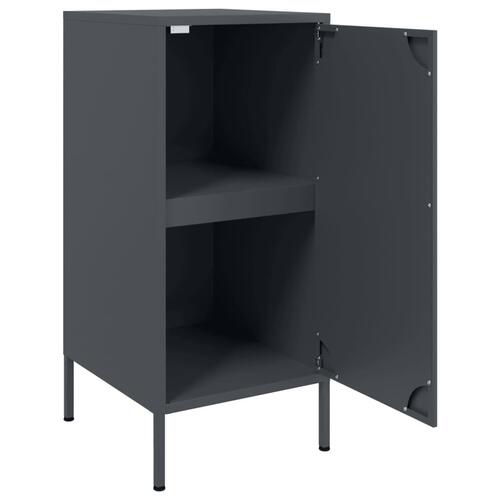 Skab 36x39x79 cm stål antracitgrå