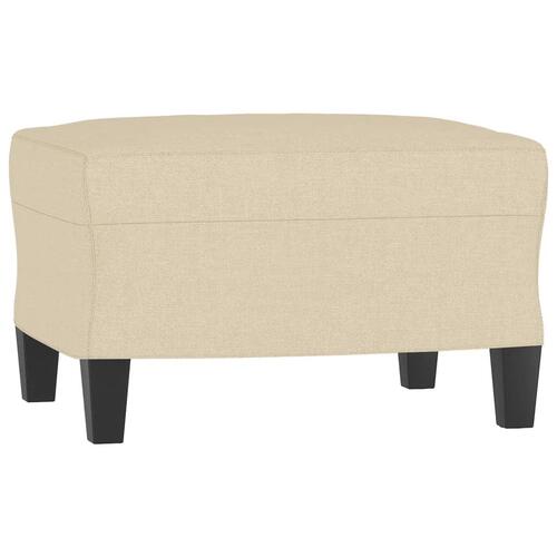 3 personers sofa med hynder stof cremefarvet