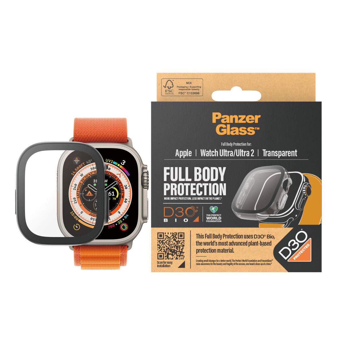 Panzer Glass Full Body Protection til Apple Watch Ultra/Ultra 2 - Gennemsigtig billede