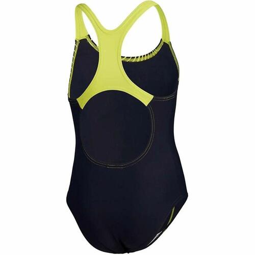 Badedragt til piger Speedo Medley Logo Medalist Sort 15-16 år