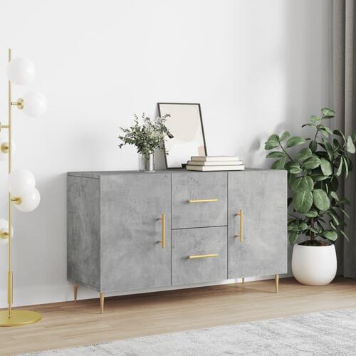 Skænk 100x36x60 cm konstrueret træ betongrå