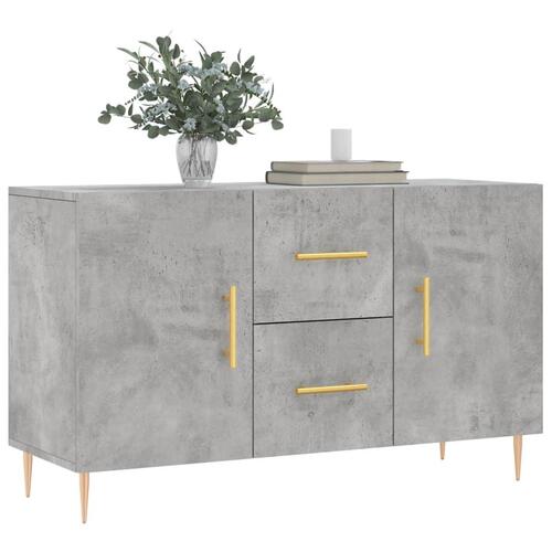 Skænk 100x36x60 cm konstrueret træ betongrå