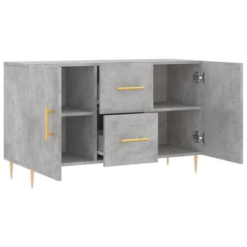 Skænk 100x36x60 cm konstrueret træ betongrå