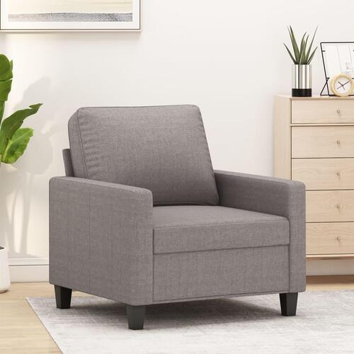 Lænestol 60 cm stof gråbrun