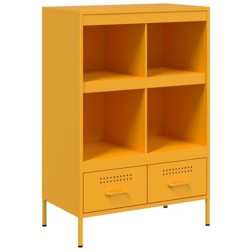 Højskab 68x39x101,5 cm stål sennepsgul
