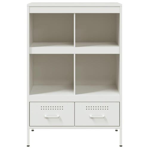 Skab 68x39x101,5 cm stål hvid