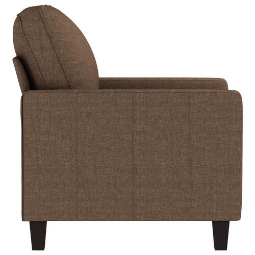 Lænestol 60 cm stof brun