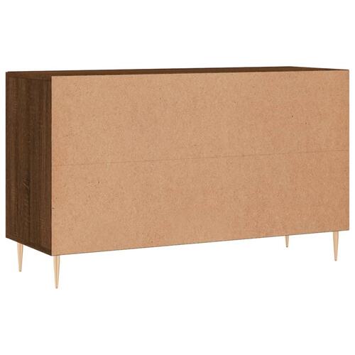 Skænk 100x36x60 cm konstrueret træ brun egetræsfarve
