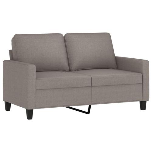 3 personers sofa med hynder stof gråbrun