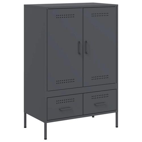 Skab 68x39x101,5 cm stål antracitgrå