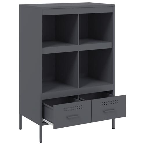Skab 68x39x101,5 cm stål antracitgrå