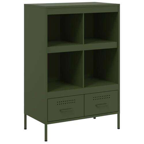 Skab 68x39x101,5 cm stål olivengrøn