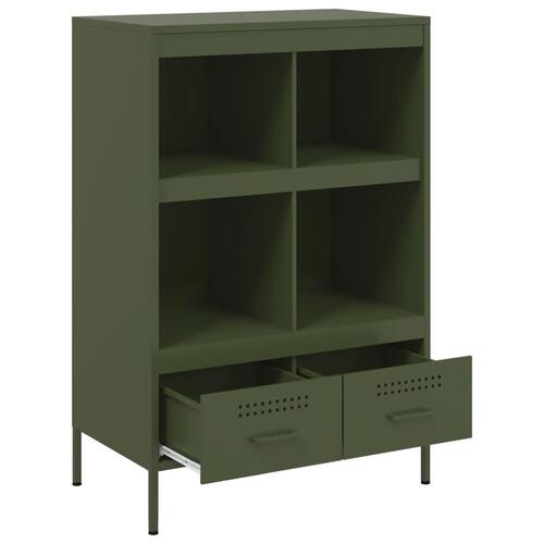 Skab 68x39x101,5 cm stål olivengrøn