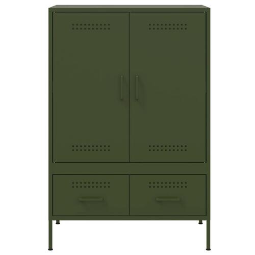 Skab 68x39x101,5 cm stål olivengrøn
