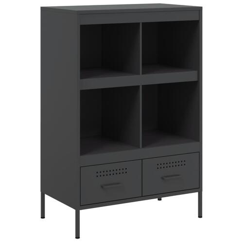 Skab 68x39x101,5 cm stål sort