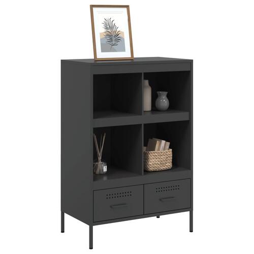 Skab 68x39x101,5 cm stål sort
