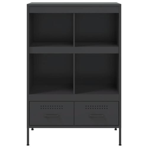 Skab 68x39x101,5 cm stål sort