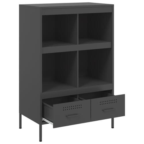Skab 68x39x101,5 cm stål sort