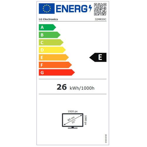 Skærm LG 32MR50C-B LED VA LCD AMD FreeSync Flicker free