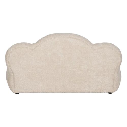 Sofa Beige Polyester Fyr 149 x 76 x 77 cm